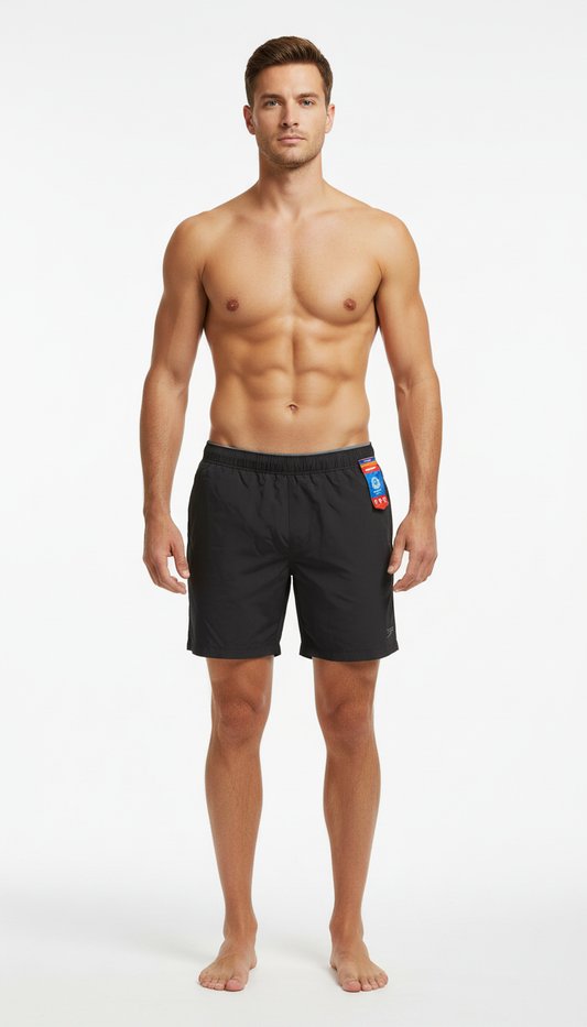 Speedo Mens water short Tech Volley UPF Protection Black