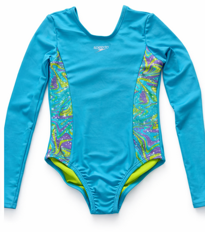 Speedo long sleeve junior swimwear 1 pc