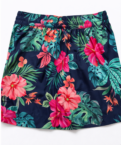 Speedo Women woven skort peackot black/pink