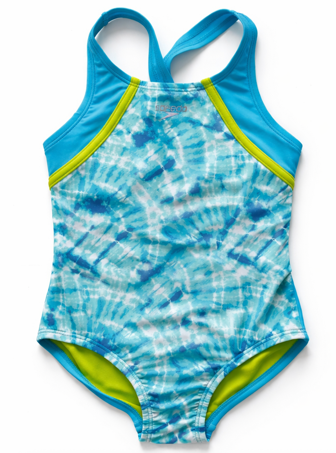 Speedo Junior swimsuit 1 pc skyblue/green