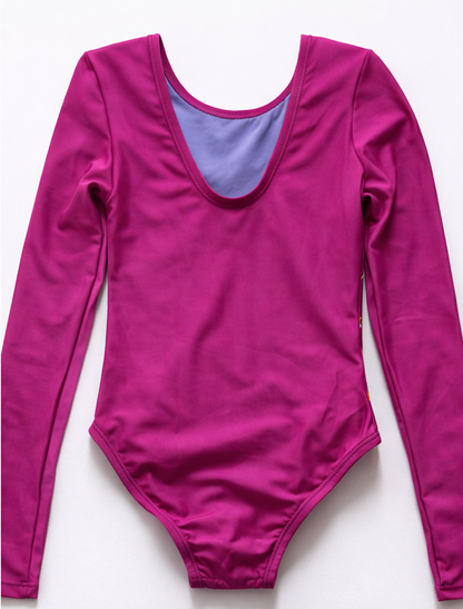 Speedo Junior swimsuit Long sleeve Fuscia