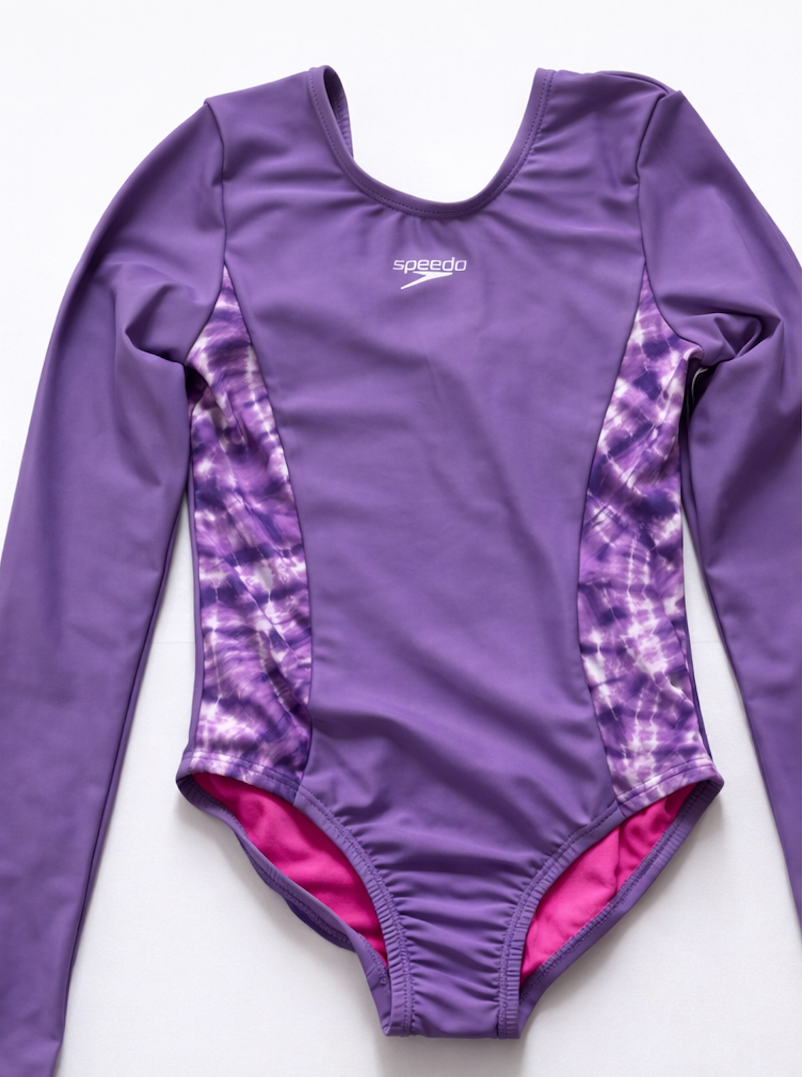 Speedo Junior Long sleeve swimsuit Purple